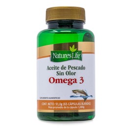 Omega 3 Aceite Pescado 65 Caps 1.35 G Aceite De Pescado Natu
