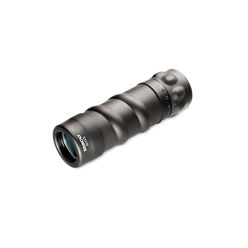 TASCO Essentials 10x25 Compact Roof Prism Monocular (Black)