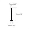 50pcs Hardware Nails 2 inch Length,Carbon Steel Point Tip Wall
