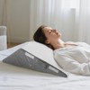 Strixorn Keilkissen für Bett, verstellbares Eckkissen, ergonomisches Dreieckskissen, aus Memory-Schaum,