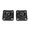 HQRP 2-Pack UCF201-8 Pillow Block Bearing 1/2 inch Bore, 4-Bolt