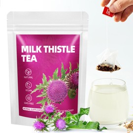 VAEYAE Dried Milk Thistle Herbal Tea for Liver Detox and Cleanse, Natural Milk Thistle Seeds Liver Support Teabags
