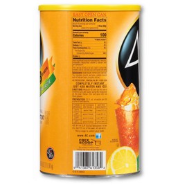 4C Powdered Drink Mix Cannisters, Family Sized Cannister, Thirst Quenching & Refreshing Flavors, 20-28 Quarts (Lemon Iced Tea, 3pk)