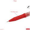 Goldex Kiwi RED 5 x 0.7mm Tip Soft Gel Pens