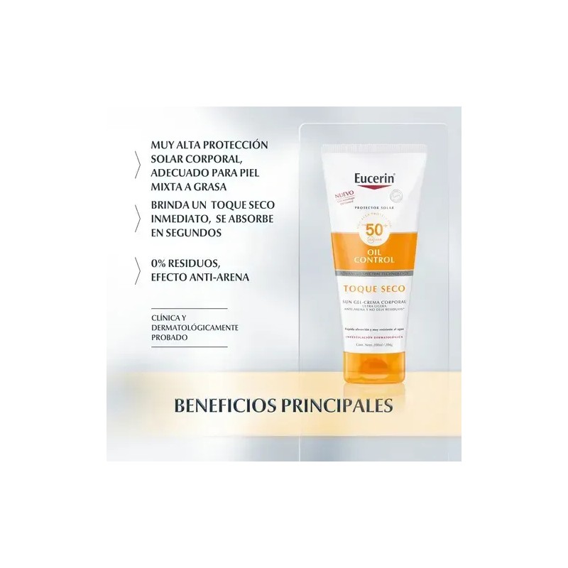 Eucerin Oil Control Toque Seco Corporal 200ml