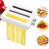 KENOME Pasta Maker Attachment for KitchenAid Stand Mixers 3 in