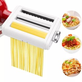 KENOME Pasta Maker Attachment for KitchenAid Stand Mixers 3 in 1 Set Includes Pasta ...