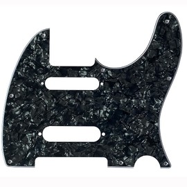 Electric Guitar Pickguard for Telecaster Nashville Tele SS Style (4 Ply Black Pearl)