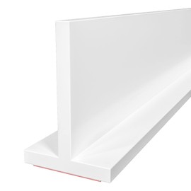 Duzzy 75 Inch Shower Threshold Water Dam, Collapsible Shower Dam Water Barrier, Silicone Water Stopper Shower Splash Guard for Walk in Shower, Wheelchair Accessible (2" High)