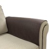 NOYOURS Couch Arm Covers, Anti-Slip Sofa Armrest Cover for Recliner,