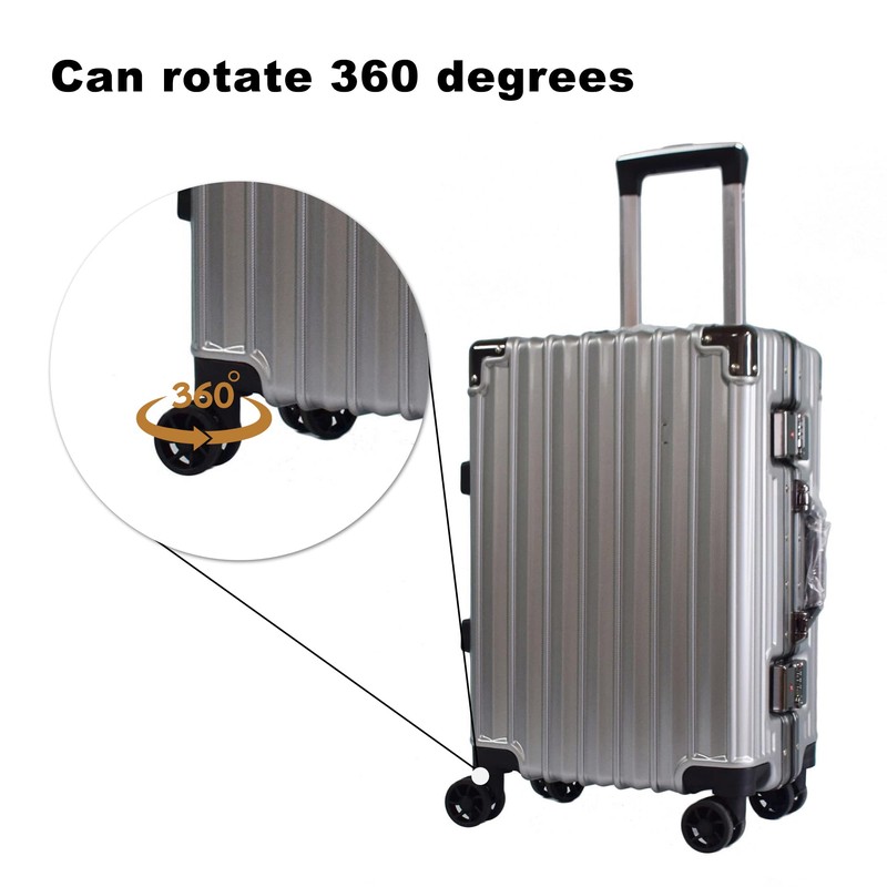 Yibuy 2 x Black Left&Right 9.1cmx9.7x4.9cm DIY Luggage Wheels Replacement