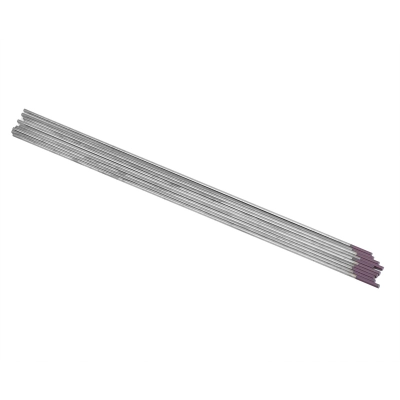 10Pcs Welding Tungsten Electrode Rod Zirconium Arc Needle Equipment Purple