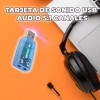 Ele-Gate Kit De 3 Tarjeta De Sonido Usb Audio 5.1