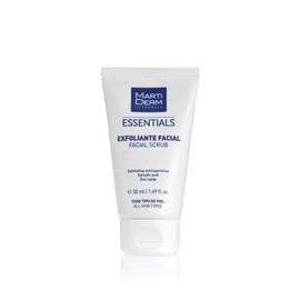 MartiDerm Crema Exfoliante Facial Limpia y elimina impurezas a profundidad. Gránulos de óxido de Aluminio y Sílice + Ácido Salicílico. Renueva la piel. - 50 Ml