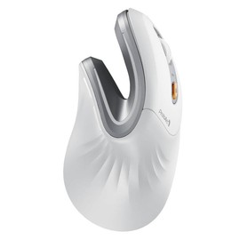 ProtoArc Ergonomic Bluetooth Vertical Mouse, EM11 NL Wireless Rechargeable Optical Mice, Computer Gaming Mouse with 3 Multi-Device, 3 Level Adjustable DPI Fathersdaygift:_Brown