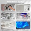 DAWELED 3D Thundercloud Ceiling Light, DIY Lightning Effects, RGB Color
