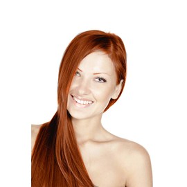 Root Touch Up Hair Powder - Temporary Hair Color, Root Concealer, Thinning Hair Powder and Concealer Refill Jar with Detail Brush Included, .31 oz (Dark Copper Red) …