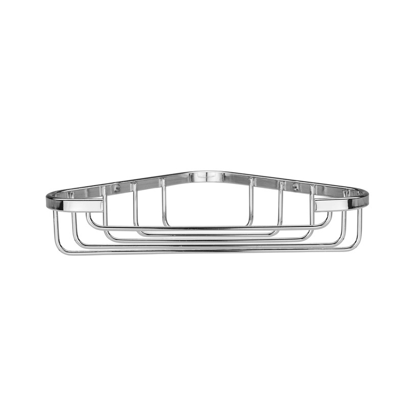 Croydex QM260941 Chrome Plated Mild Steel Corner Wire Soap Dish,