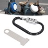Asixxsix Motorcycle Helmet Lock, Heavy Duty Anti-Theft Pin Combination Carabiner