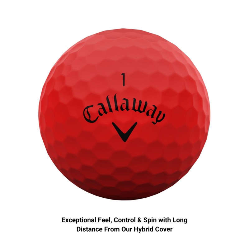 Callaway Golf Supersoft Golf Balls (2023 Version, Red)