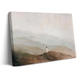 Jesus and Lamb Canvas Wall Art Christian Bible Story Jesus Leaves The 99 Sheep Picture Wall Decor Shepherd The Lost Lamb Inspirational Religious Print Artwork for Living Room Bedroom Home Decoration