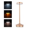 Rechargeable LED Table Lamp 2000mAh Cordless Battery Operated Metal Bedside