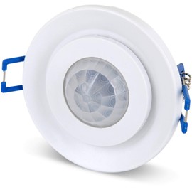 Flush-Mounted Motion Sensor Swivelling Suitable for LED