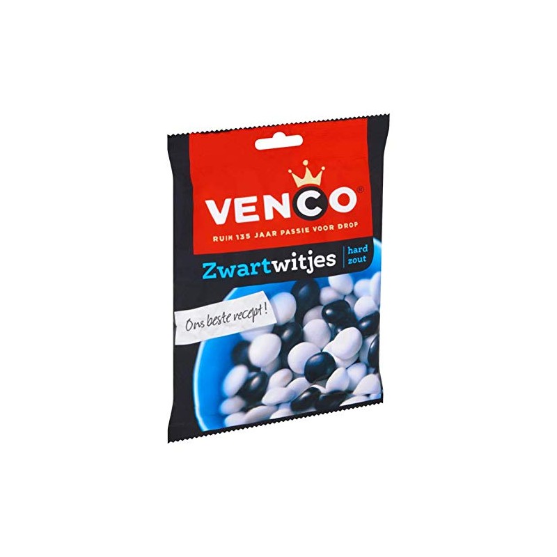 Salmiak Licorice | Venco | Black and white | Total