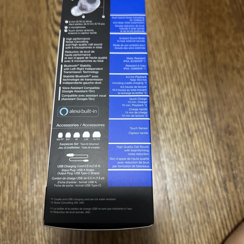 Panasonic BRAND NEW, SEALED Panasonic RZ-S500W True Wireless Noise Cancelling