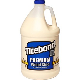Titebond II Premium, Wood Glue, Honey Cream,1-gallon(128.0 oz),for Interior/Exterior by Franklin International