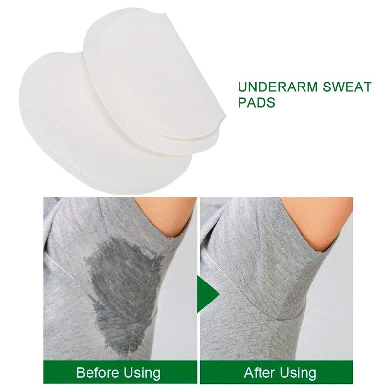 60Pcs Underarm Sweat Pads, Disposable Armpit Shields with Comfortable, Sweat