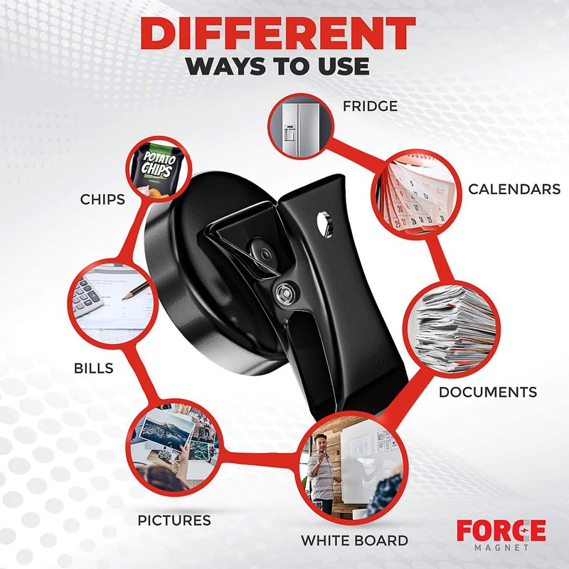 FORCE MAGNET [ Upgraded Clamp ] 10 Powerful Stainless Steel