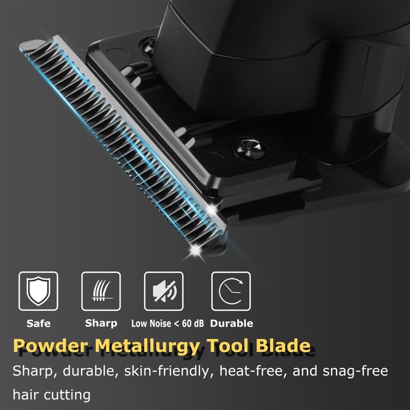 KEMEI Professional Hair Trimmer for Men Cordless, Foil Shaver with