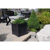 Mayne 5867-B Lakeland Planter, 20x20, Black