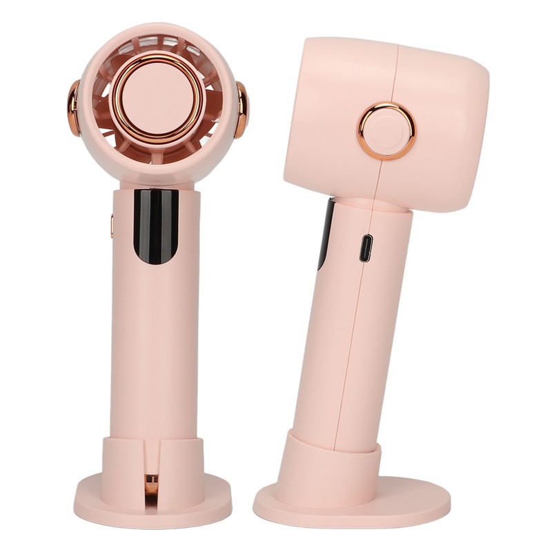 Smart Digital Display Handheld Fan Leafless Silent Small Turbine Fan