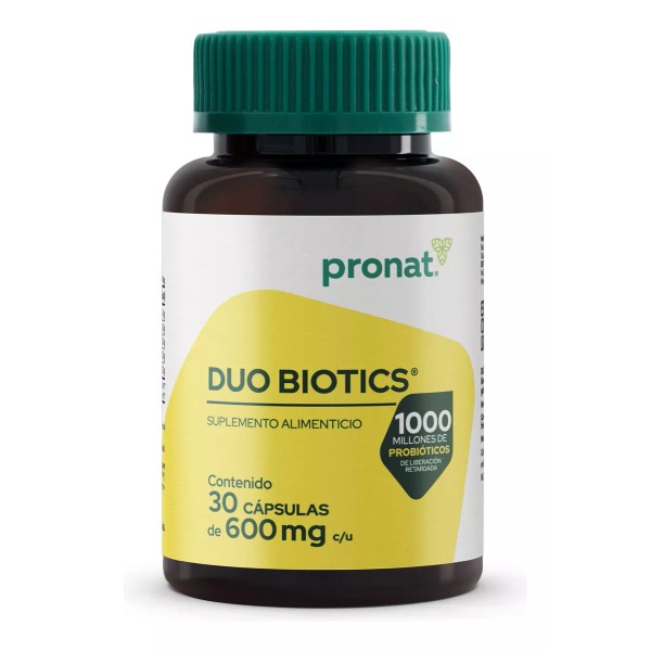 Pronat Suplemento Probióticos Duo Biotics (30 Caps) - Pronat