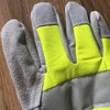 Derby Hi-Vis Real Leather Childrens Kids Toddlers Rigger Work Gardening
