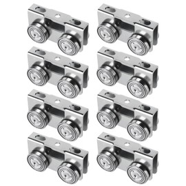 Trolley Assembly,Upgraded Load and Stable 4 Wheel Light Duty for Use with All 1-5/8" or Taller Strut Channel(Pack of 8)…