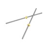 QWORK 4 Pack T8 300mm Lead Screw and Brass Nut