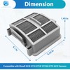 LANROON 3418 3402 3774F Filters for Bissell SurfaceSense 3418 3415