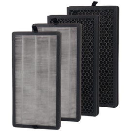 KF310 True HEPA Replacement Filter Compatible with Kenmore 1500e Series PM3020 Air Purifier, 3-in-1 True HEPA Filter, 4-Pack
