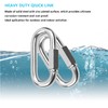 20Pcs Quick Links 5/16” Chain Links Connector, 1200lbs Capacity Heavy