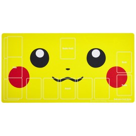 Pokemon Center Original Pokemon Card Game Rubber Playmat Pikachu Face
