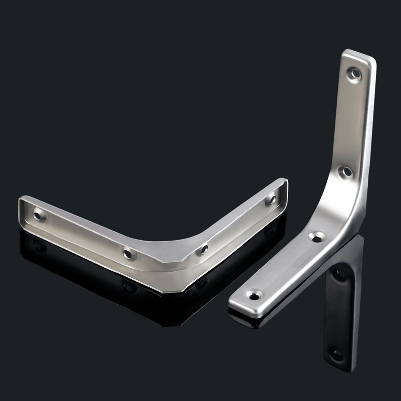 SAYAYO Heavy Duty Floating Shelf Bracket 4 Inch x 4