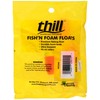 Thill Floats Fish'N Foam Cigar Floats, 2-Inch, Red/White