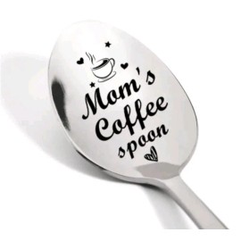 Kefley Mom’s Coffee Spoon for Mom Gift Birthday Presents Stainless Steel (U.S.)