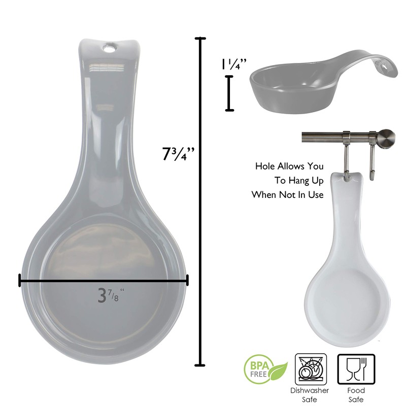 Calypso Basics by Reston Lloyd Spoon Rest, Lemon