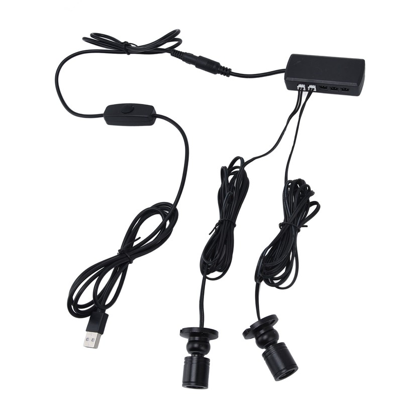 Display Cabinet Light USB Powered Dimmable Round Small LED Cabinet