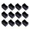 LannuMet 12PCS Rubber Thickening Chair Leg Floor Protectors Rectangle Furniture