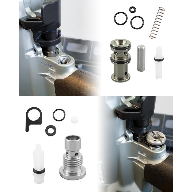 Nahntaipy SP-P1 SP-P2 Plunger Valve and Trigger Valve Assembly Replacement,